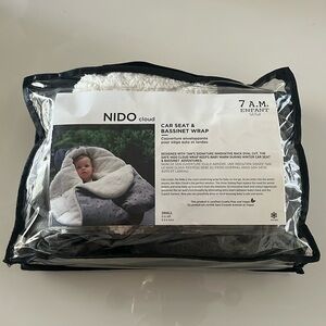 7 A.M. Enfant NIDO Cloud Car Seat & Bassinet Wrap - Gray